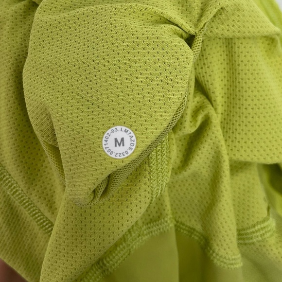 Lululemon Men’s Surge Athletic Running Shorts in Neon Green Yellow Volt - Picture 7 of 8